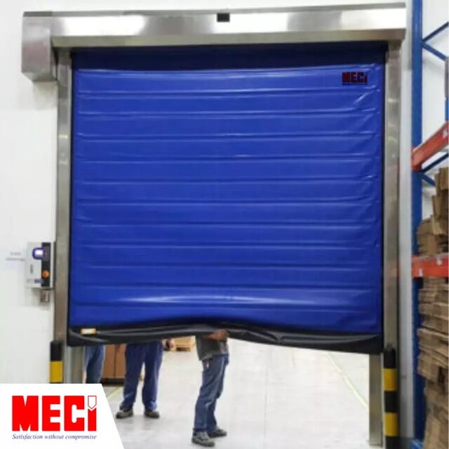 Sản phẩm Cửa cuốn nhanh kho lạnh MECI tại nhà xưởng
