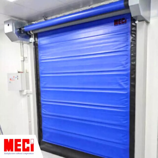 Sản phẩm Cửa cuốn nhanh kho lạnh MECI tại nhà xưởng