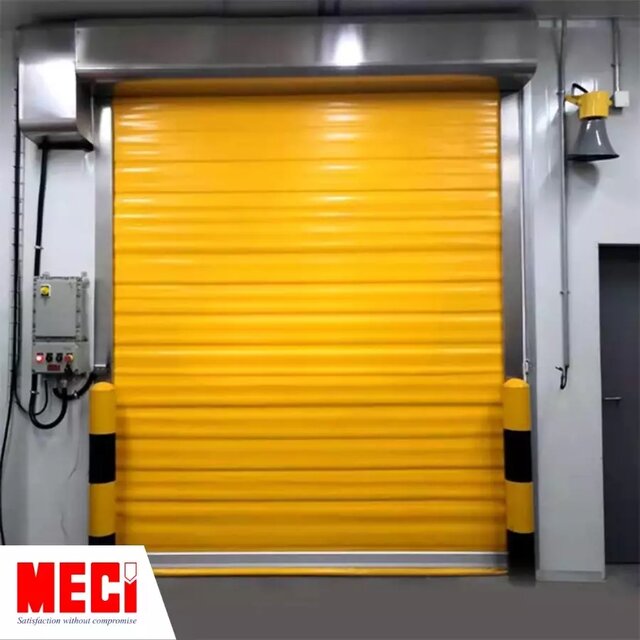 Sản phẩm Cửa cuốn nhanh kho lạnh MECI tại nhà xưởng