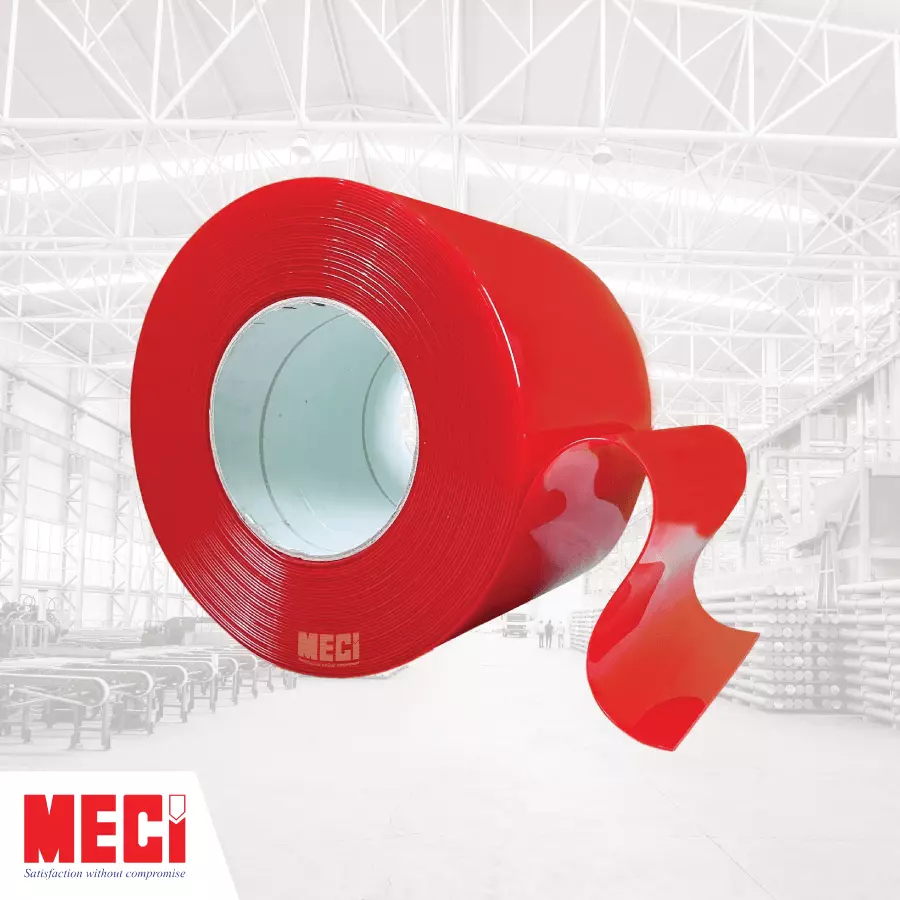 Cuộn nhựa PVC đỏ