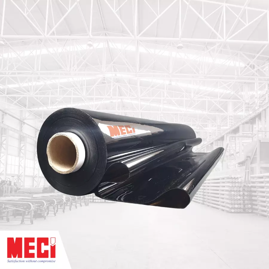 Cuộn nhựa PVC màu đen khổ lớn