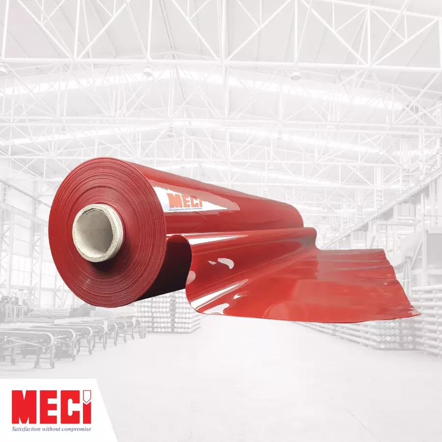 Cuộn nhựa PVC màu trắng khổ lớn