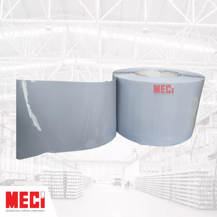 Cuộn nhựa pvc màu xám