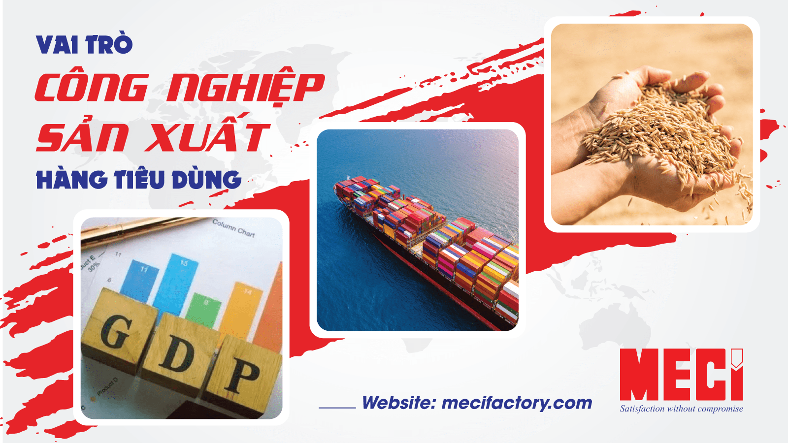 Vai trò của nền công nghiệp sản xuất hàng tiêu dùng.