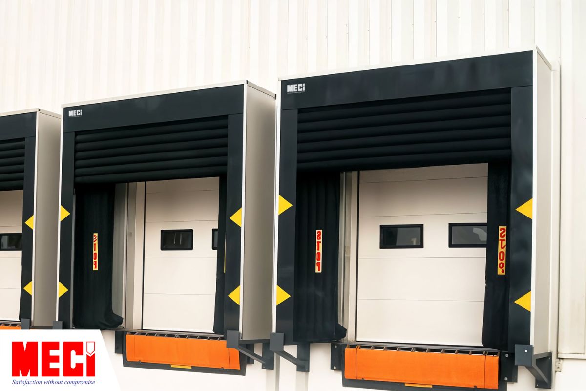 Bộ trùm túi khí tại khu vực xuất nhập hàng hóa