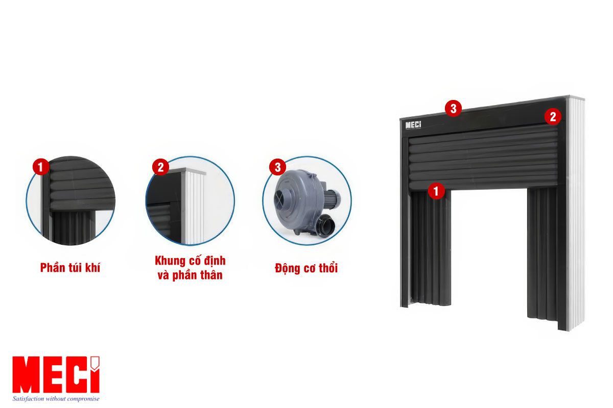 Cấu tạo bộ trùm túi khí