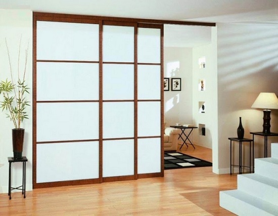 Kiểu vách ngăn phòng khách bằng vật liệu nhôm kính đẹp - Mẫu 1 Mẫu vách ngăn phòng khách bằng nhôm kính - Hình 1