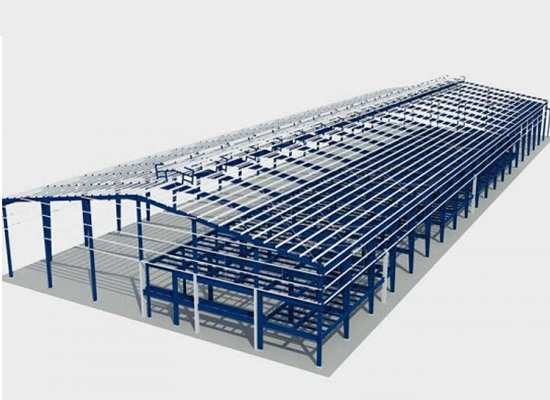 Mô hình 3d nhà xưởng công nghiệp