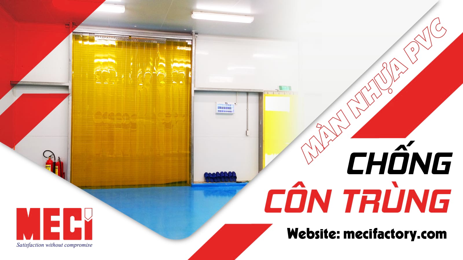 Màn nhựa PVC chống côn trùng