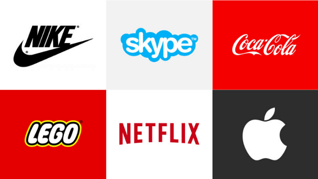 Một số tên thương hiệu nổi tiếng thế giới