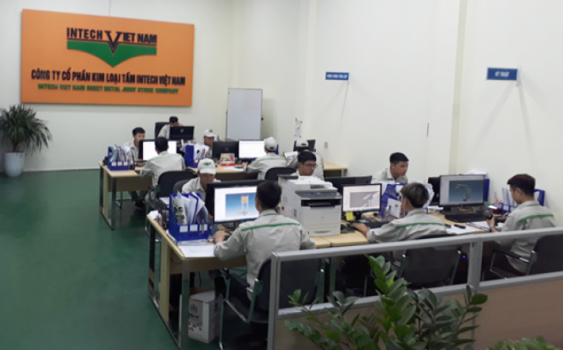 Bên trong văn phòng làm việc Intech Việt Nam