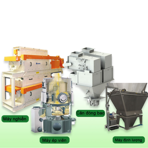 4 loại máy cần thiết trong dây chuyền sản xuất thức ăn chăn nuôi