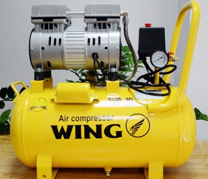 Máy nén khí không dầu Wing TW-OF550 màu vàng