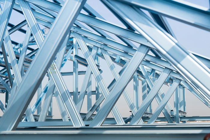 Kết cấu thép của một cây cầu