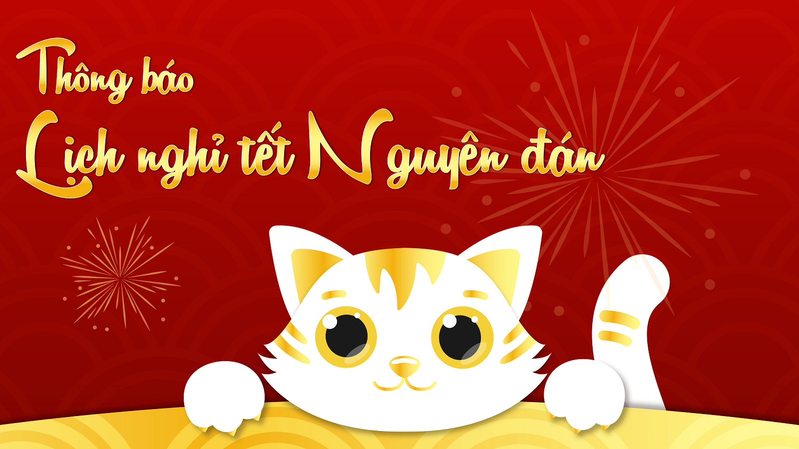 ảnh bìa thông báo lịch nghỉ tết nguyên đán 2023