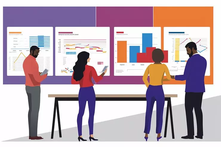 Một nhóm người đang phân tích để lập kết hoạch BCP.