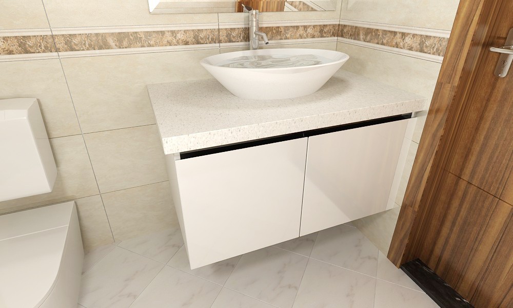 Lavabo lắp đặt tại nhà tắm