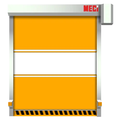 Mô hình 3D Cửa cuốn nhanh PVC MECI