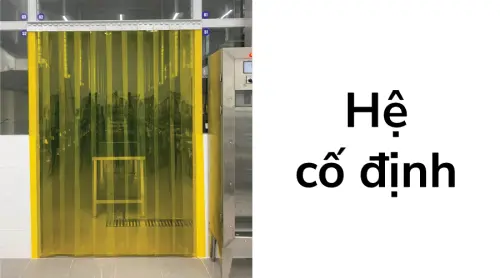 Sản phẩm Rèm nhựa PVC hệ cố định Cốc Doors