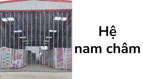 Sản phẩm Rèm nhựa PVC hệ nam châm Cốc Doors