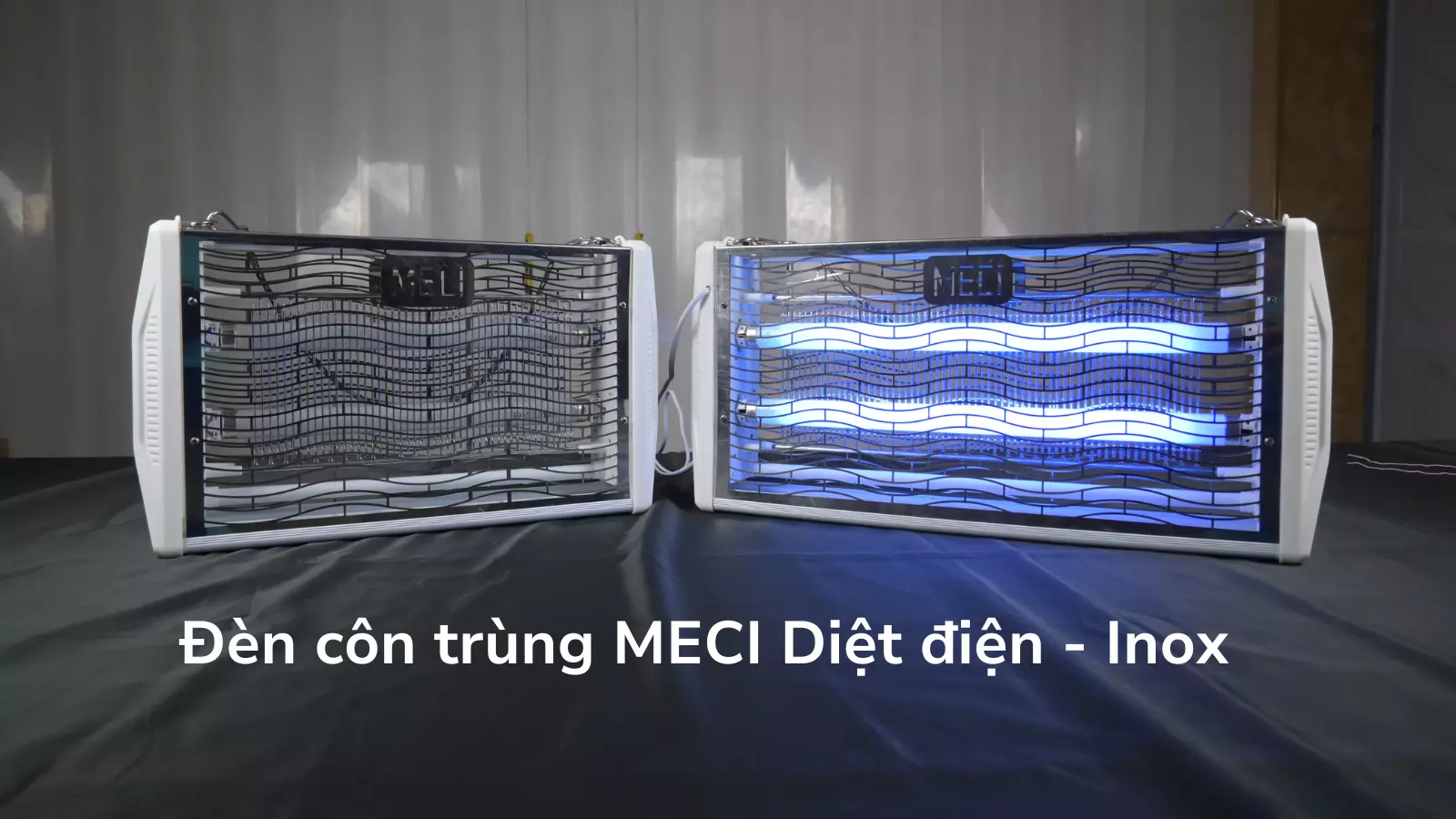 2 đèn diệt côn trùng MECI diệt điện trên bàn