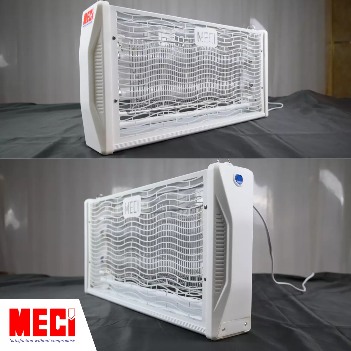 2 mặt bên của đèn chưa hoạt động