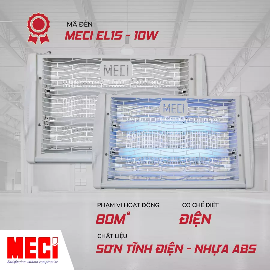 Sản phẩm Đèn diệt côn trùng MECI EL1S - 10W