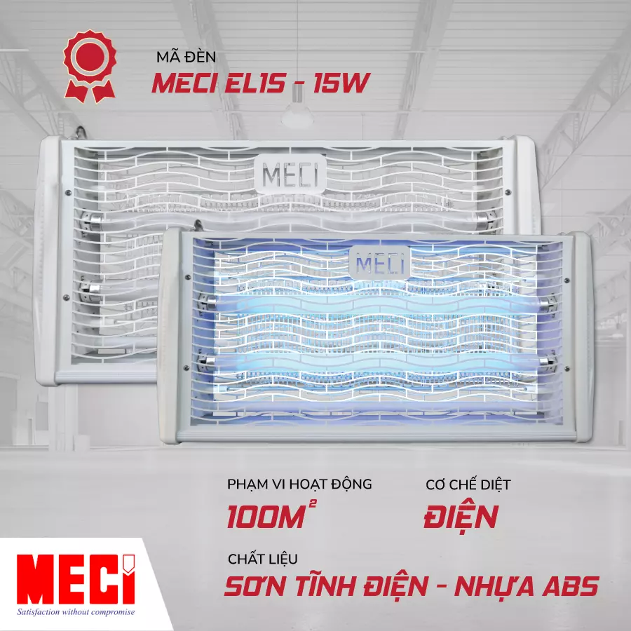 Sản phẩm Đèn diệt côn trùng MECI EL1S - 15W
