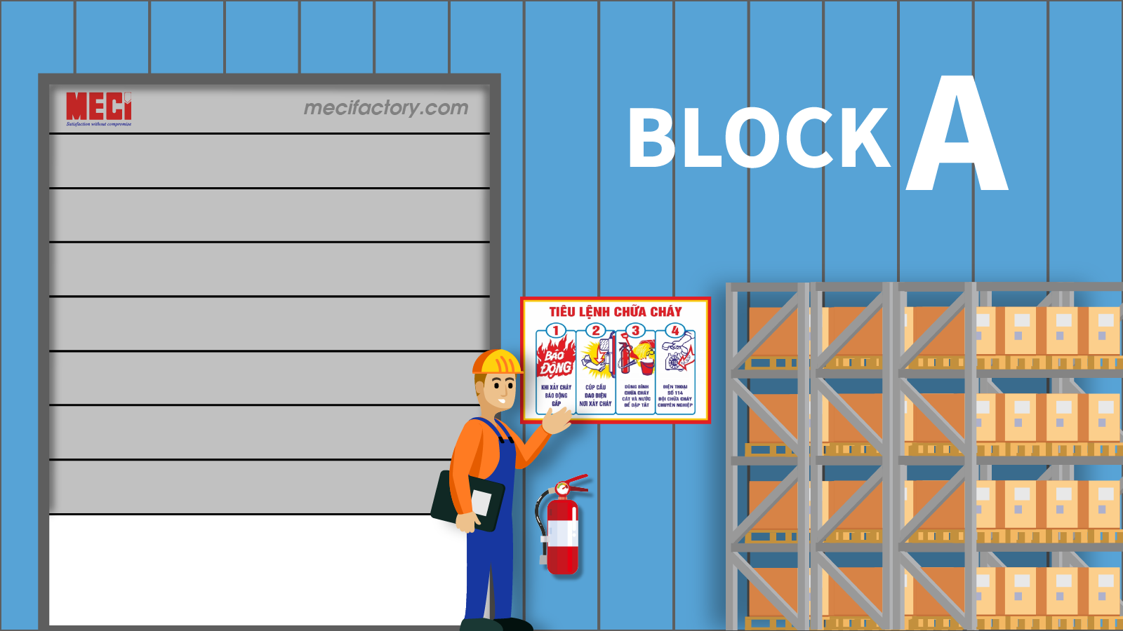 Ảnh bìa bài viết Quy định PCCC với kho hàng