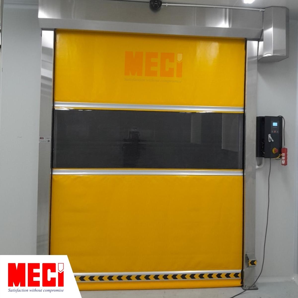 Cửa cuốn nhanh MECI tại nhà máy Nuifood