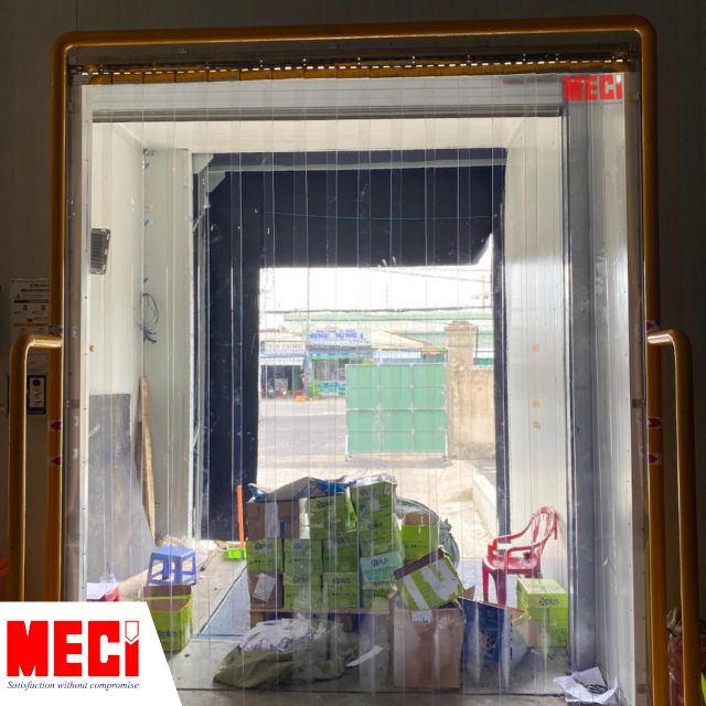 Rèm nhựa PVC tại công ty tân hiệp lợi.