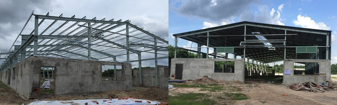 Một trong những dự án đã hoàn thành của công ty Quang Phát