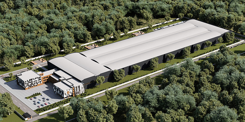 Một dự án mẫu về thiết kế ngoại thất nhà xưởng mang tính hiện đại tại ATZ