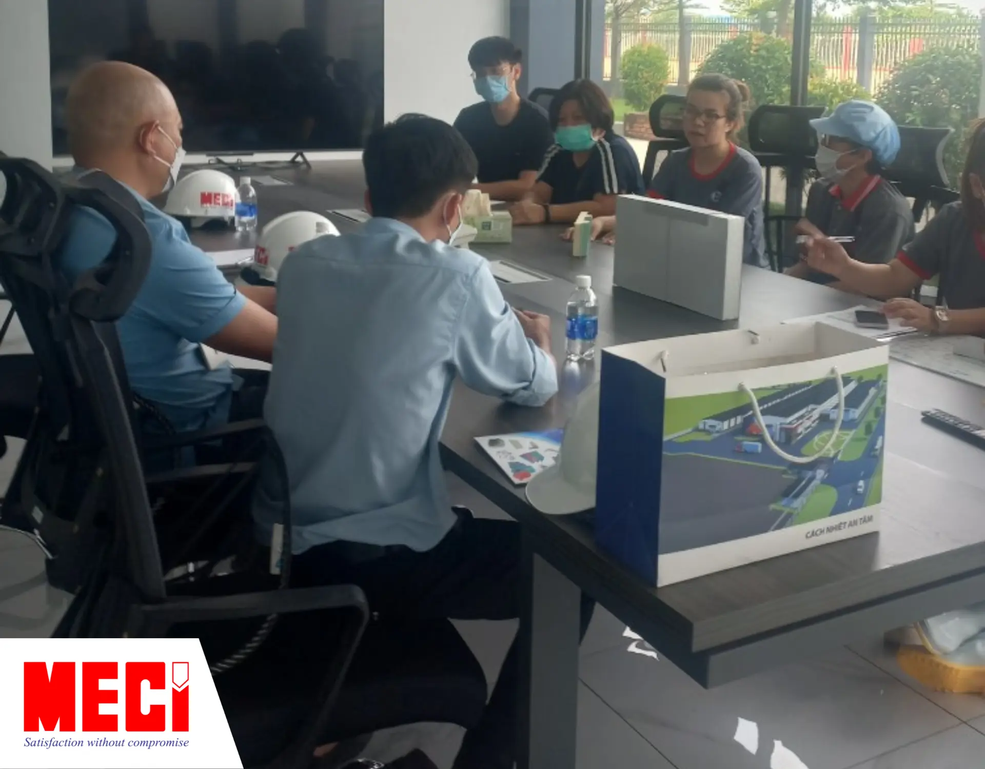 Kỹ thuật MECI đang thống nhất dự án cải tạo với Đậu Tiên.