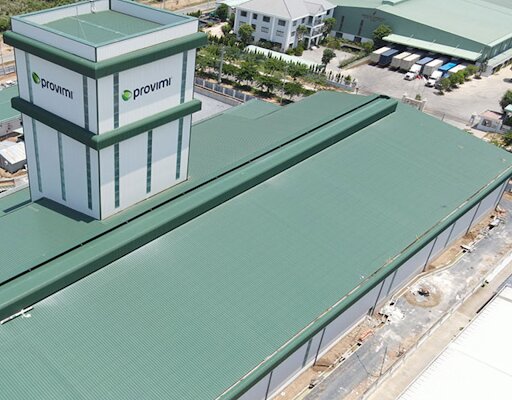 Quy mô nhà máy Provimi