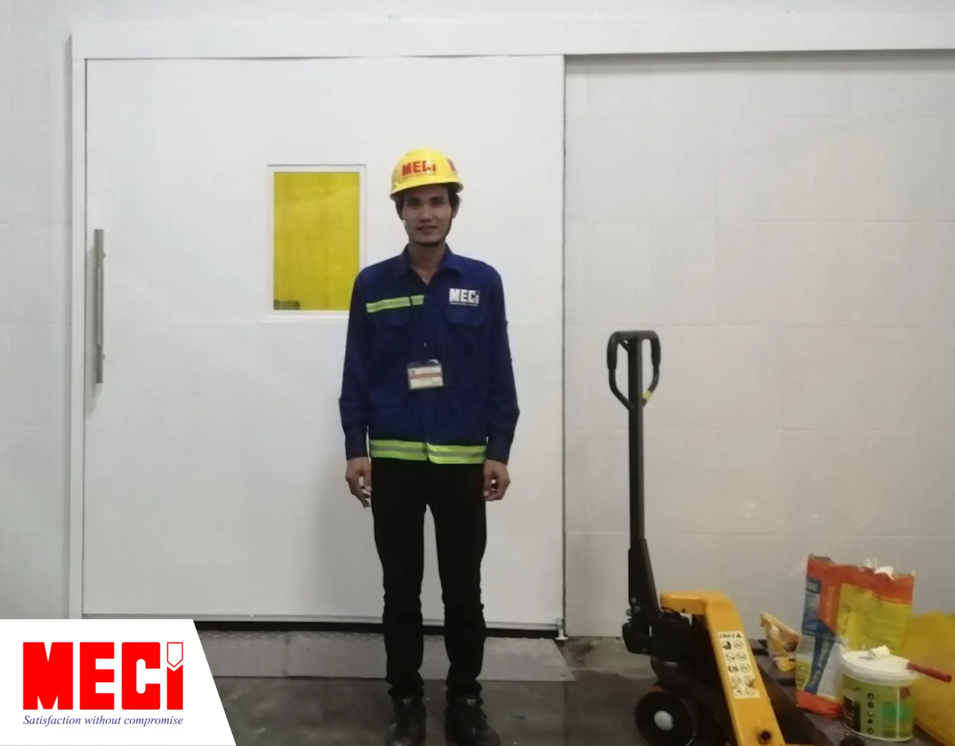 Kỹ thuật MECI nghiệm thu các sản phẩm hoàn thiện trong tháng 1 tại nhà máy Đậu Tiên.