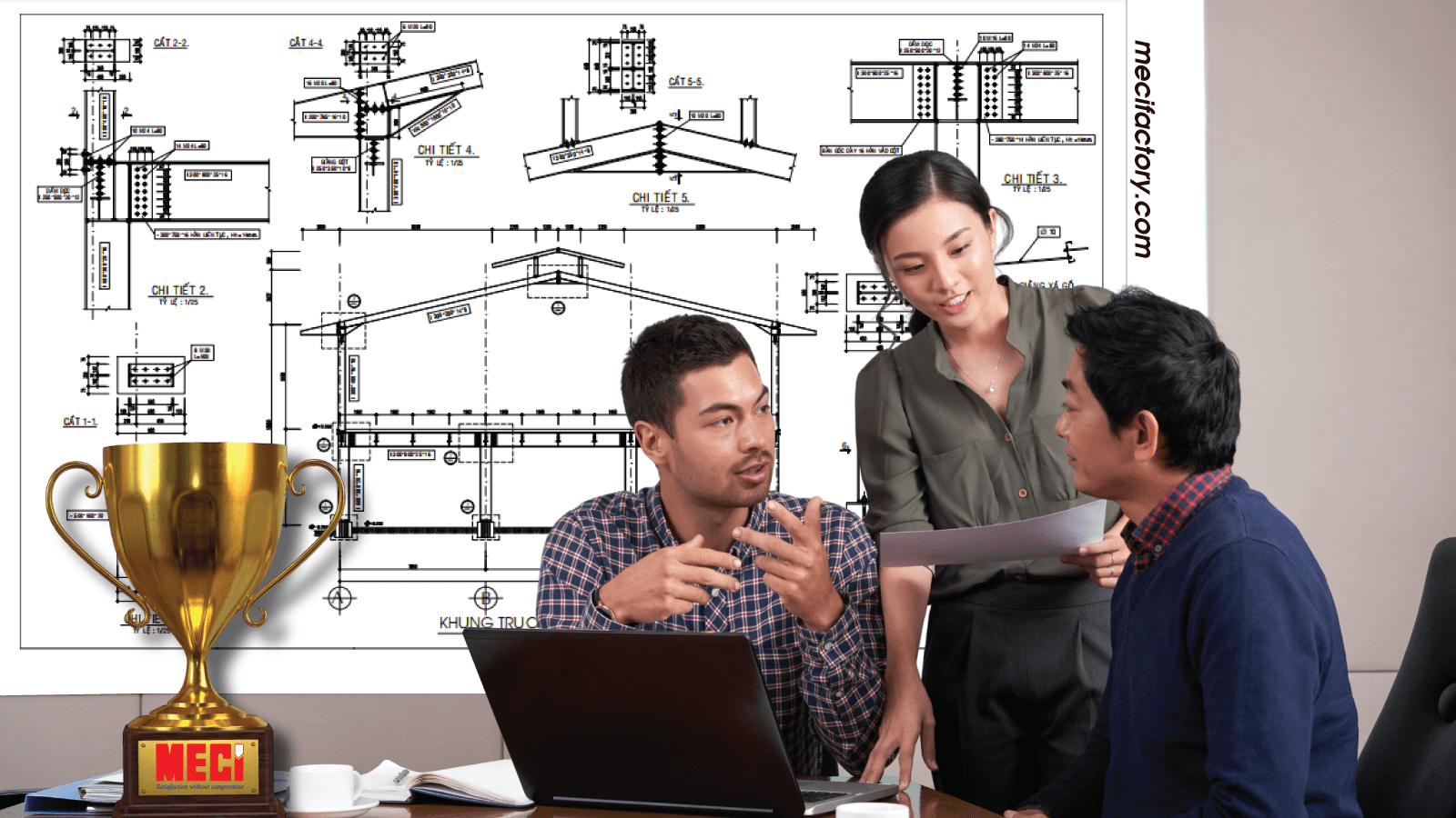 Ảnh bìa bài viết Thiết kế nhà xưởng công nghiệp