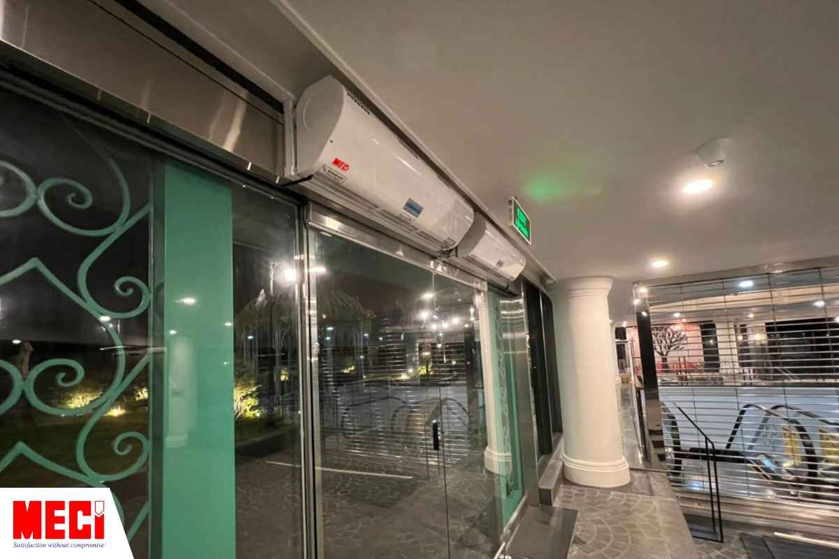 quạt cắt gió MECI lắp đặt tại Diamond Plaza