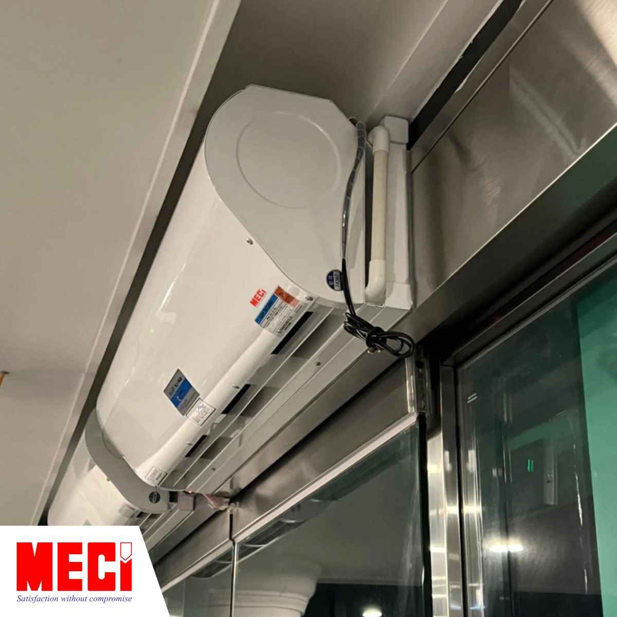 quạt cắt gió MECI lắp đặt tại Diamond Plaza
