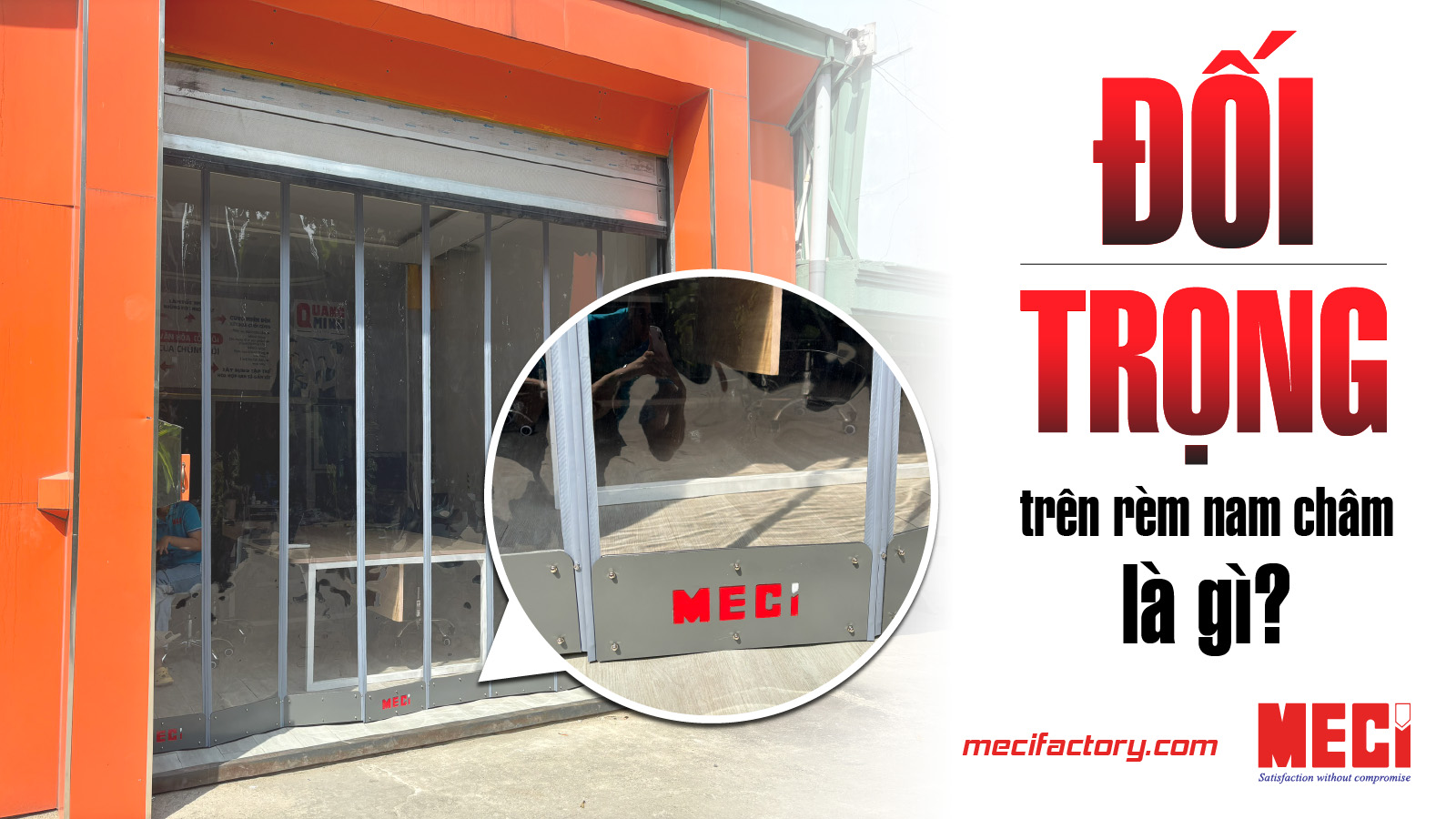 thumb của Đối trọng trong rèm nhựa nam châm