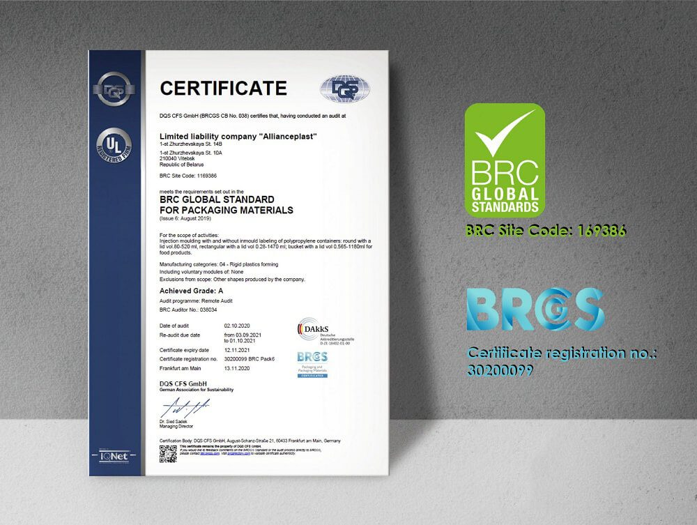 Chứng nhận BRC do BRC Global Standards cấp