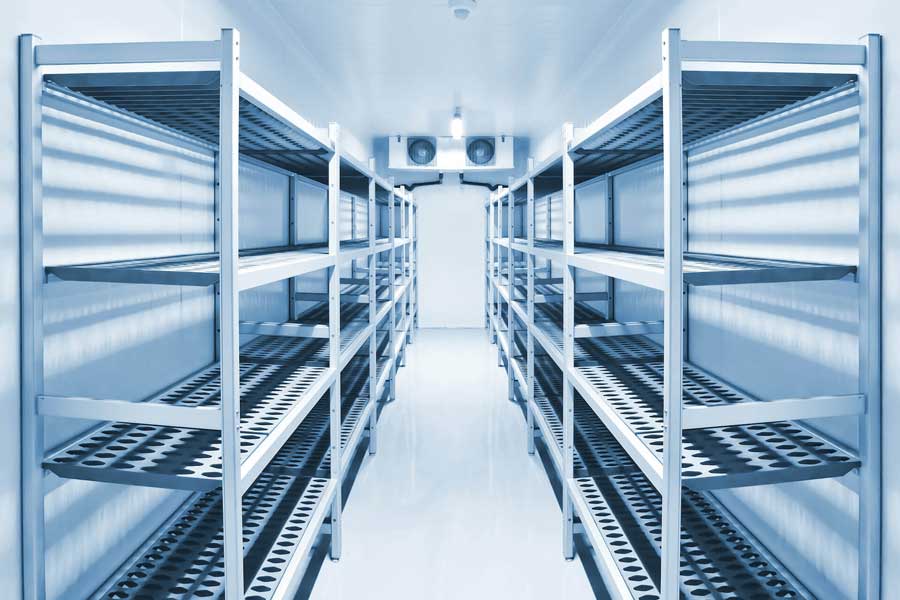 Hình ảnh kho lạnh công nghiệp của một doanh nghiệp