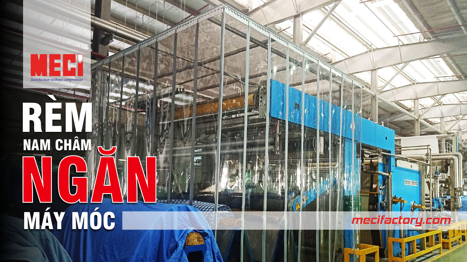 thum của Rèm nhựa nam châm ngăn máy móc