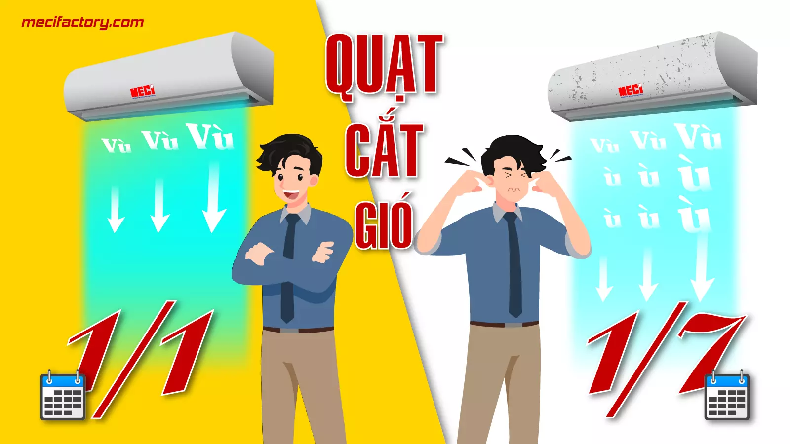 Ảnh bìa tại sao quạt cắt gió ồn hơn bình thường