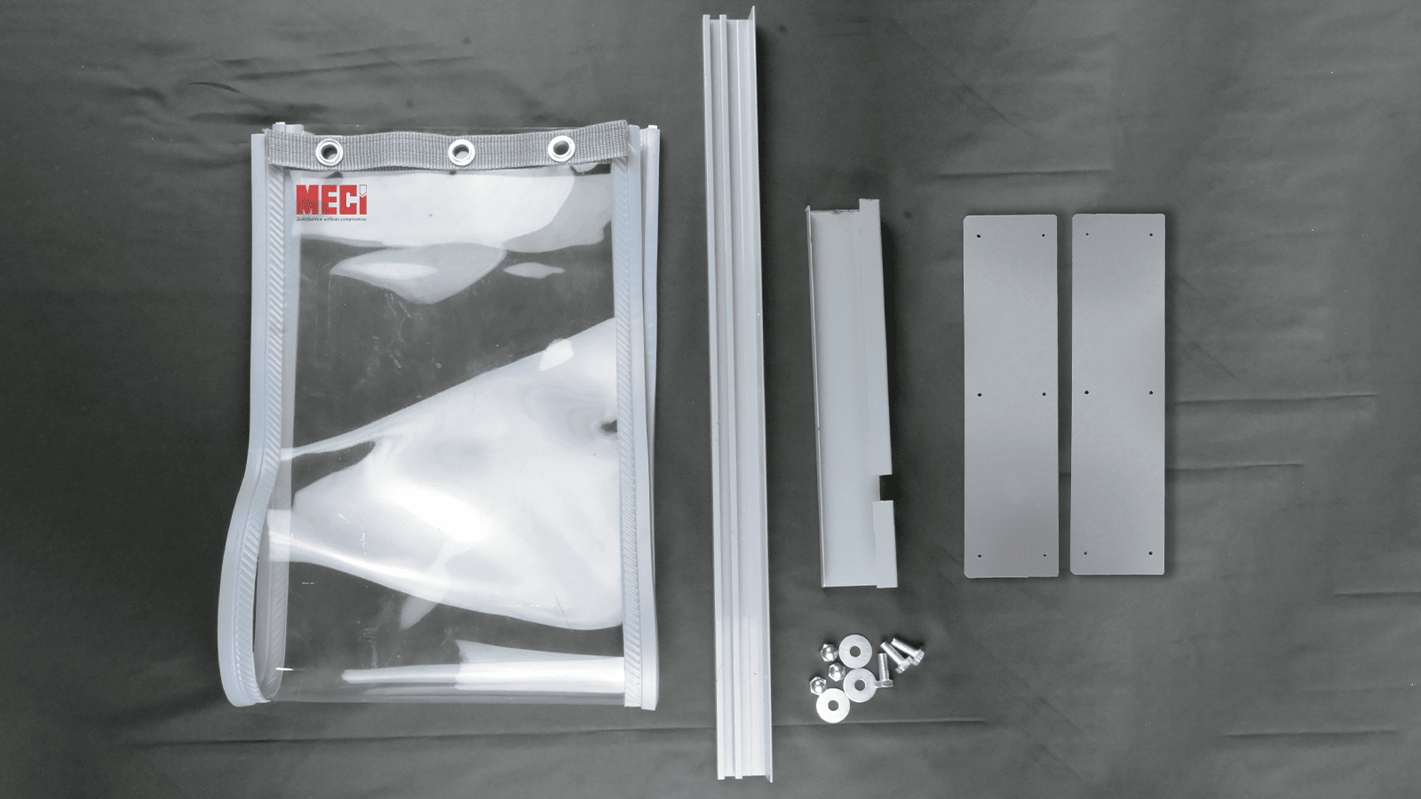 Các bộ phận đầy đủ của rèm nhựa nam châm 