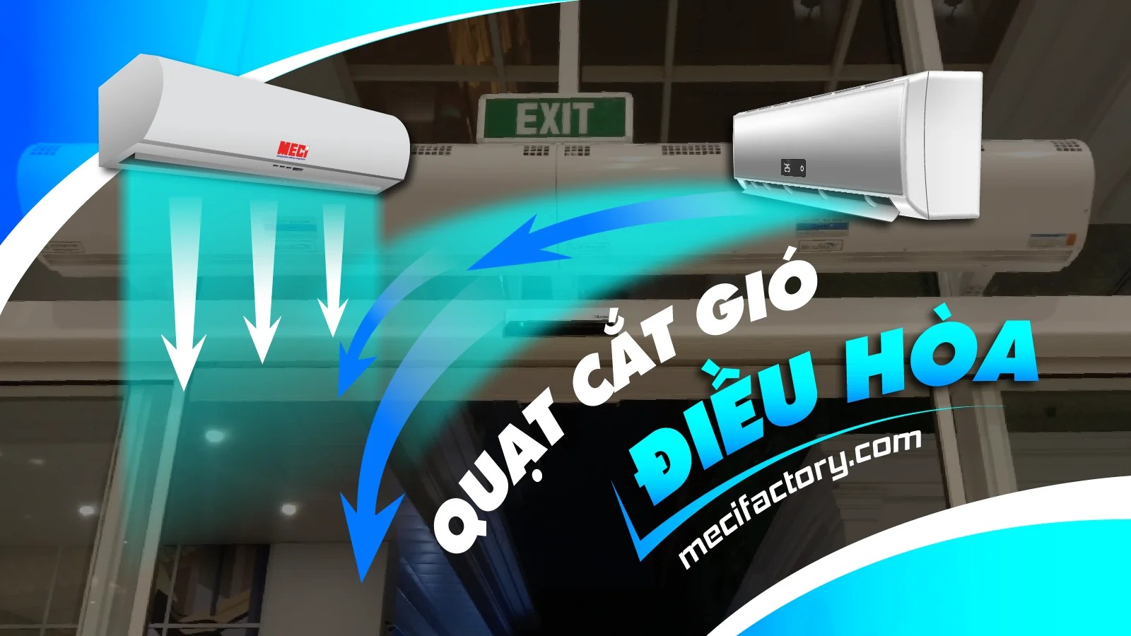 thumbnail của quạt cắt gió điều hòa MECI