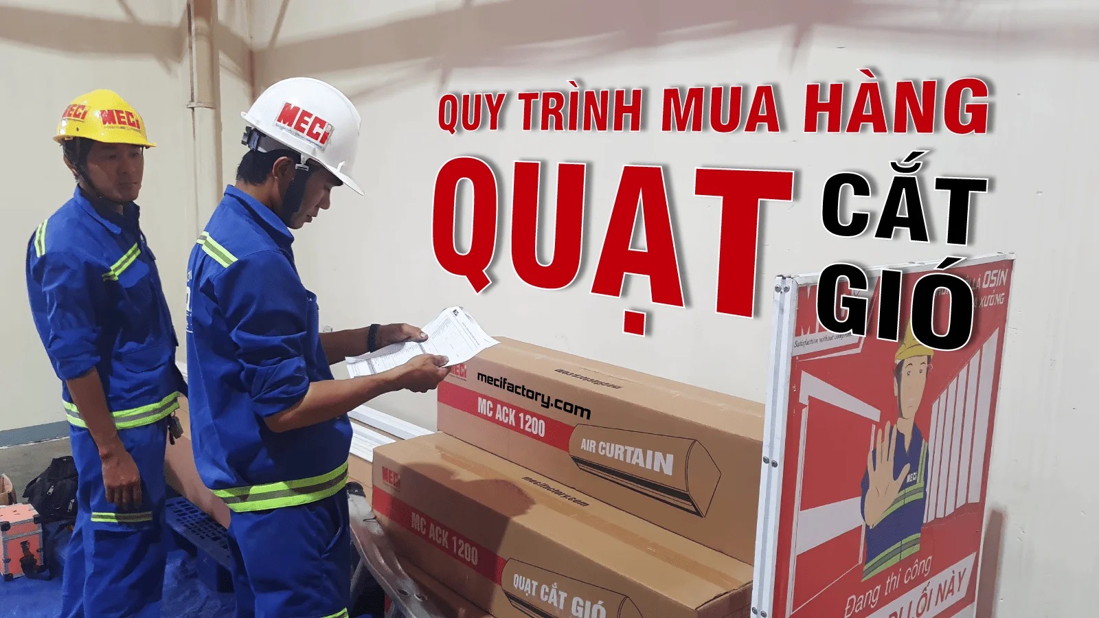 ảnh bìa của quy trình mua hàng đặt hàng quạt cắt gió