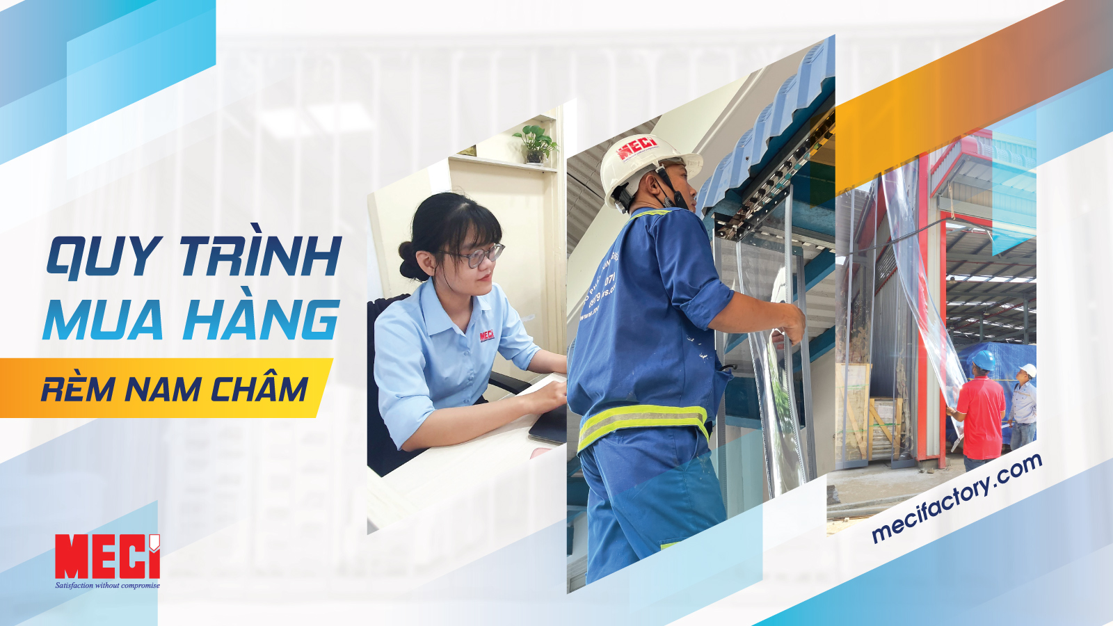 ảnh bìa Quy tình mua rèm nhựa nam châm MECI