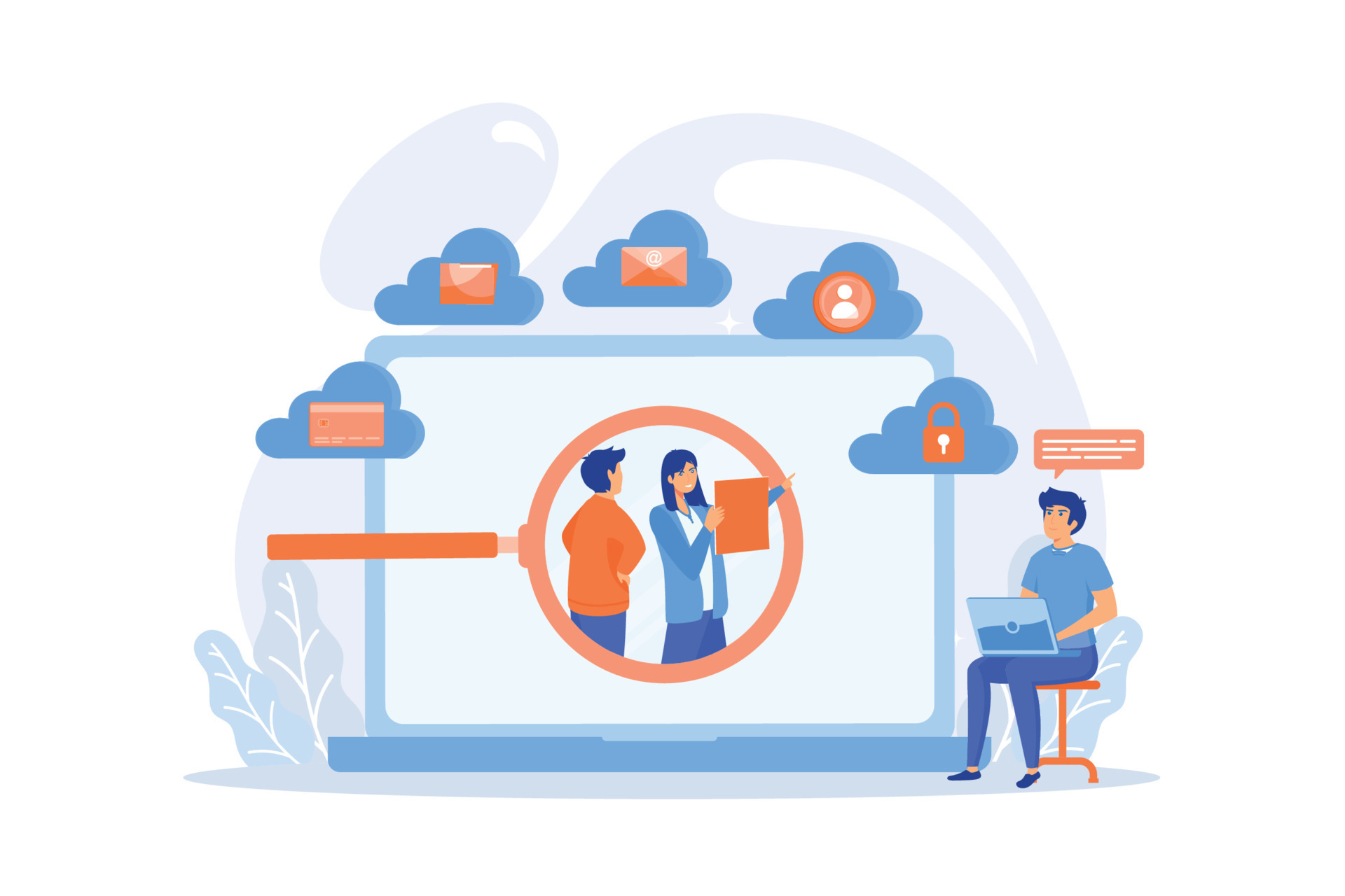 Ảnh minh họa về việc bảo mật thông tin của nhân sự và doanh nghiệp