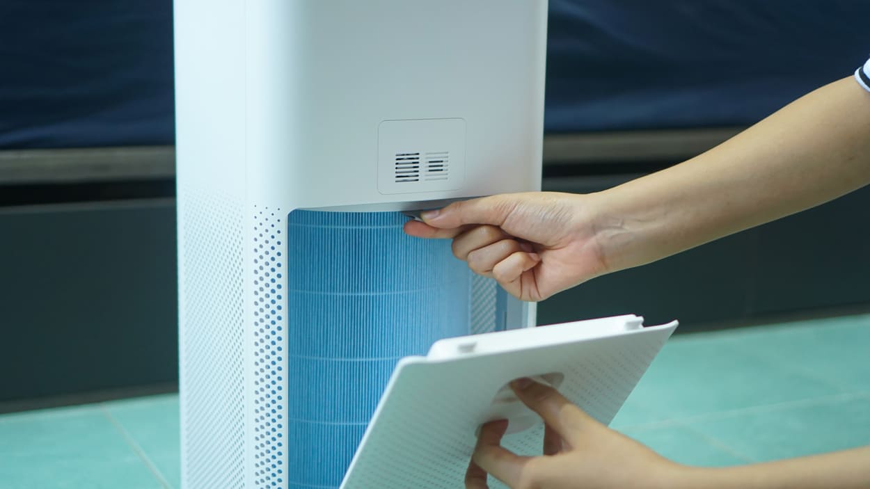 Màng lọc HEPA bên trong máy lọc không khí